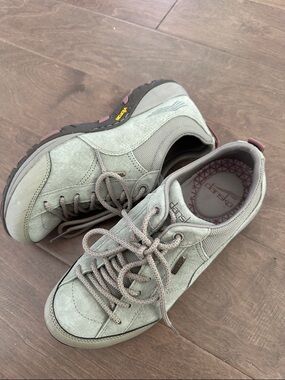 Dansko Paisley Sage Suede Lace-Up Waterproof Shoes